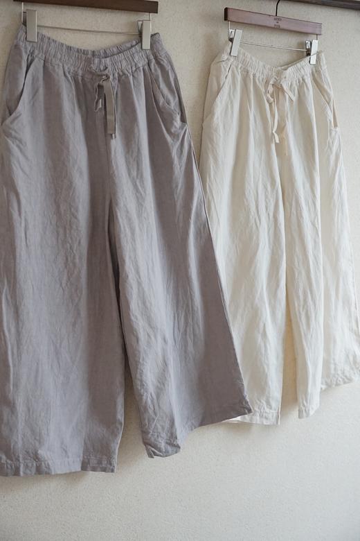 ROBE de PEAU 亚麻阔腿裤 商品图8