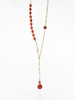 MELI&MOLI |红玛瑙迷你圆球吊坠圆珠串点缀0字项链—五行之火 商品缩略图0