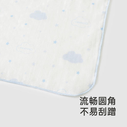 【商场同款】英氏儿童手绢纯棉吸水手帕宝宝洗脸巾毛巾三条装方巾 商品图3