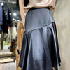顺丰包邮洛诗琳14028夏季新款设计感不对称分割气质醋酸半裙0719 商品缩略图0