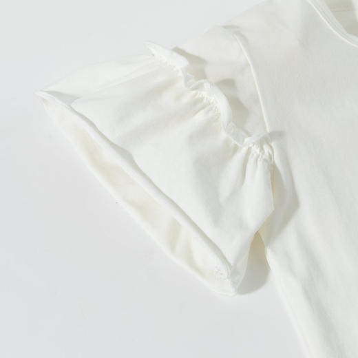 ZB2ET006贝贝怡【小飞袖凉感套装】夏季新款女童冰感短袖T恤宽松透气短裤两件套 商品图6