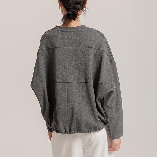 weyo春季新款女粗针圆领衫宽松卫衣880023 商品图2