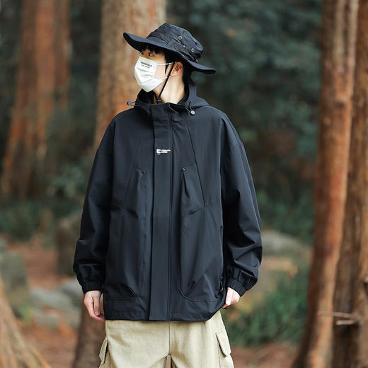 【YW】无忧购韩系简约百搭男女同款户外工装夹克外套2373（截单后7天发货) 商品图4