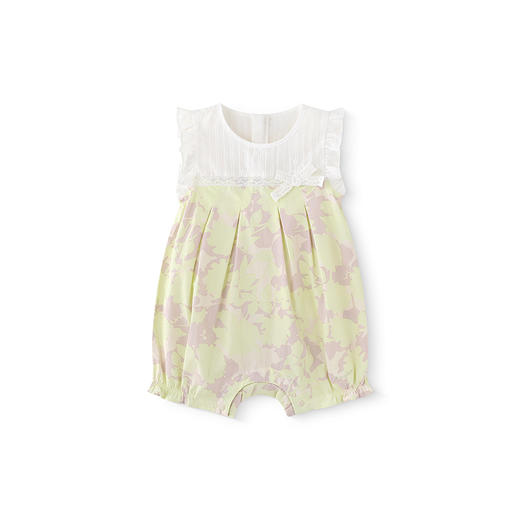 【商场同款】英氏童装女童夏季连体衣可爱透气包屁衣纯棉婴儿衣服 商品图4