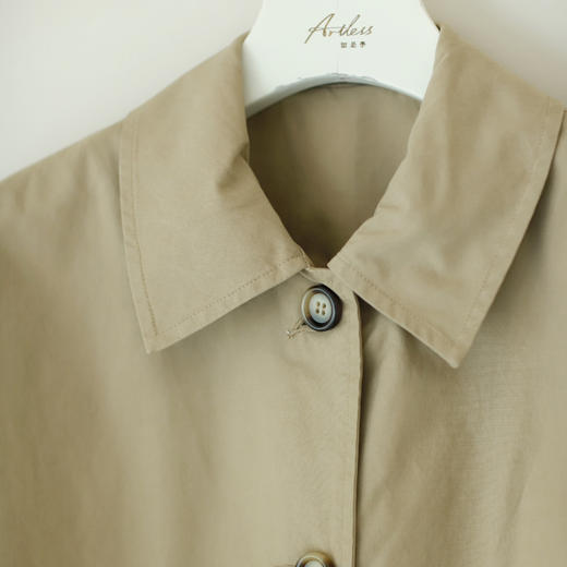 两色中长款风衣 商品图7