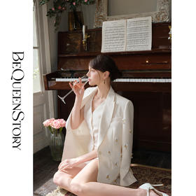 余潇潇【英伦世家】高定西装外套&V领马夹&微A短裤2025春季新款