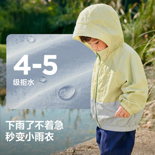【小软皮】迷你巴拉男女童防水轻薄外套春季新款透气保暖上衣 商品图2