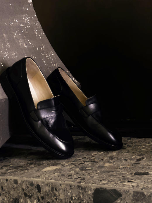 【品牌直发】RIM RIM新款塑型马皮鞋复古英伦风小皮鞋一脚蹬乐福鞋2392 商品图5