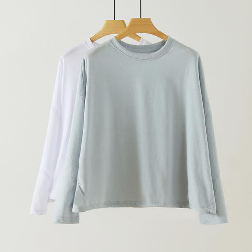 weyo女士夏季休闲麻棉轻薄空调衫圆领宽松罩衫880044 商品图2