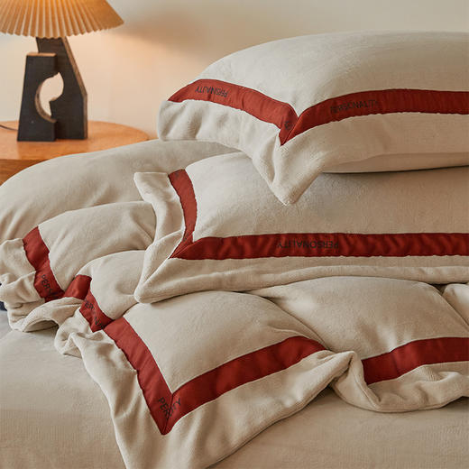 芝芝牛奶绒轻奢四件套-TJ1533 商品图2