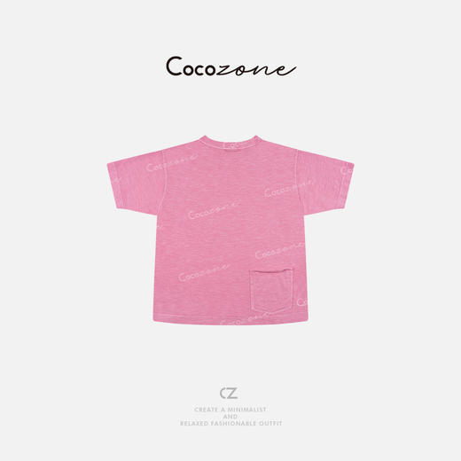 COCO ZONE 2025美式简约宽松圆领短袖T恤CD1A0485 商品图1
