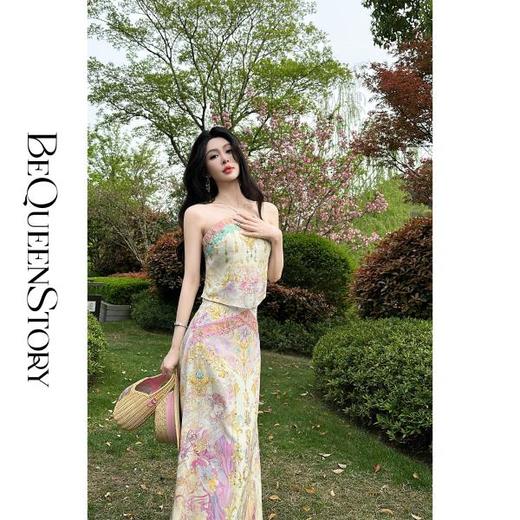 【大货捡漏，不退不换】  【四大美人】轻薄飘逸感桑蚕丝雪纺性感宽松连衣裙秋季 商品图4