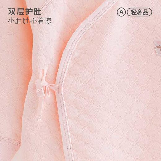 [保暖和袍套装]卓儿新生儿宝宝夹丝家居服长袖睡衣婴儿衣服推荐0到6个月 商品图2
