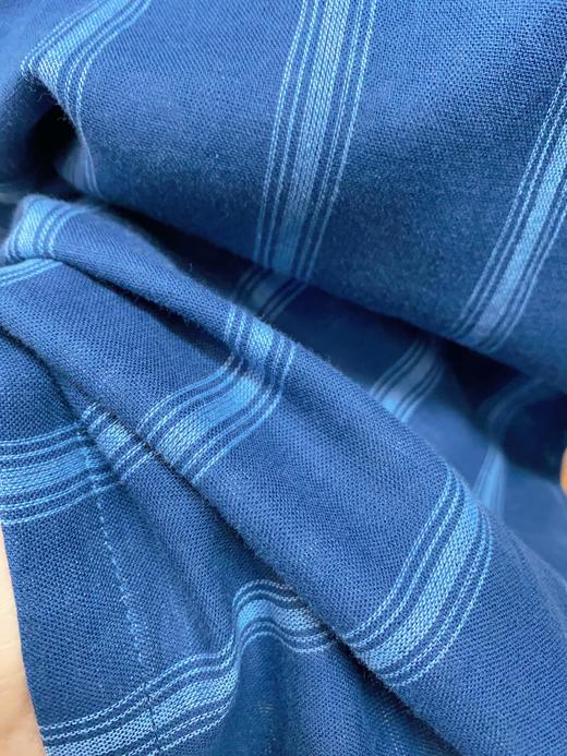 松植屋男款不负韶华竖条纹纱布睡衣套装100%纯棉面料全棉家居服 商品图12