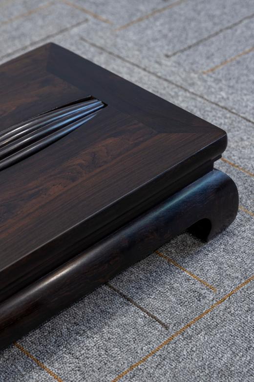 红桥红  家具严选  紫光檀（东非黑黄檀）【60 滚轴养身脚踏】 商品图4