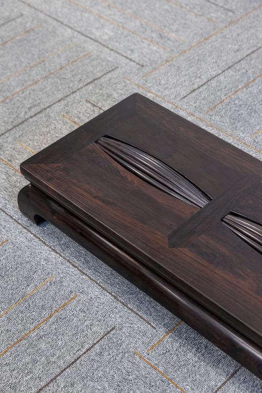 红桥红  家具严选  紫光檀（东非黑黄檀）【60 滚轴养身脚踏】 商品图2