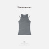 COCO ZONE 2025新款纯色百搭修身显瘦无袖背心CD1A0244 商品缩略图2