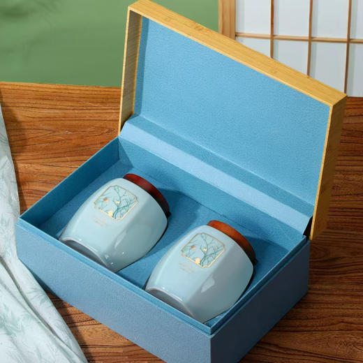 【洛阳发货】心语滴塑面【双瓷罐 蓝色】55元一套/一件10套 商品图1