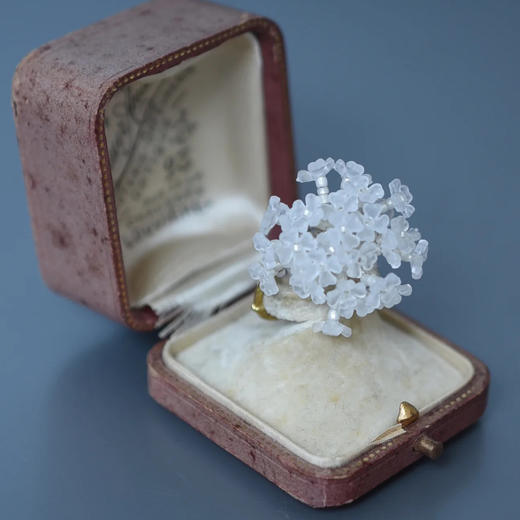 订购8周到｜Monshiro-ajisai-绣球 戒指［日本设计师］ 商品图5