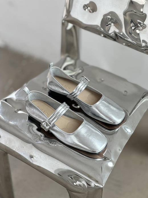 RIM RIM塑性马皮鞋平底玛丽珍法式一字带舒适2362 商品图5