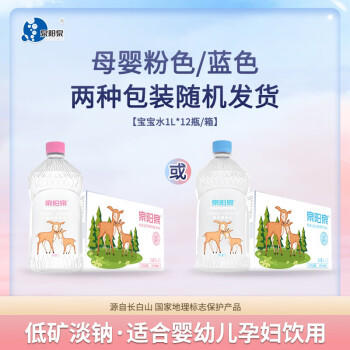 泉阳泉（QUANYANGQUAN）长白山天然矿泉水 低钠淡矿 1L*12瓶 整箱 /水饮冲调 /饮用水 /矿泉水 商品图3