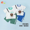贝贝怡2025夏季新款男童凉感短袖休闲套装冰感T恤宽松透气短裤运动套装ZB2ET014 商品缩略图3