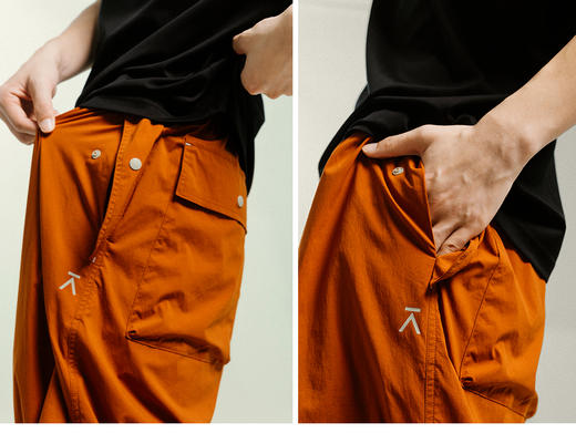 【出游季特惠】ACMEITEM爱棵米 户外情侣棉感休闲工装裤宽松耐磨直筒长裤子男女GAG3020867C 商品图1