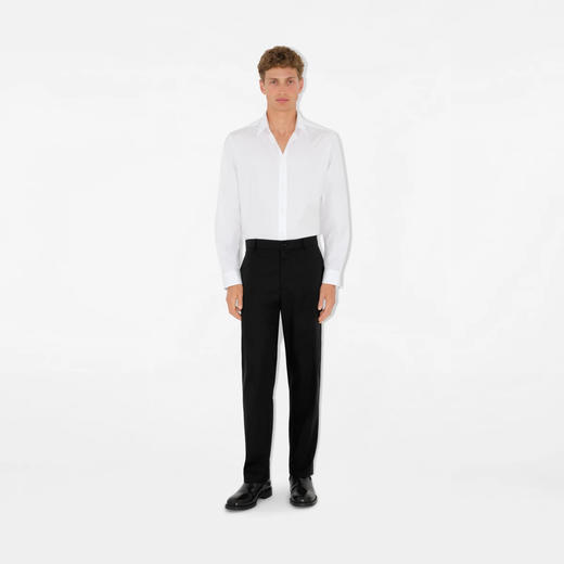 B.B 丝光缎纹面料 春季薄款弹力休闲长裤 XXK184 商品图0