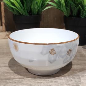 强顺雨雾花香釉中彩4.5英寸钻石碗