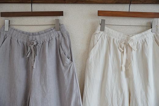 ROBE de PEAU 亚麻阔腿裤 商品图6