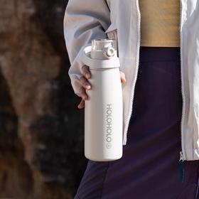 HOLOHOLO户外随行普拉提保温杯白色（600ml）