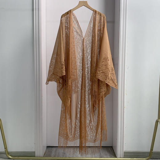 【搭配利器】超轻蕾丝披肩围巾 商品图5