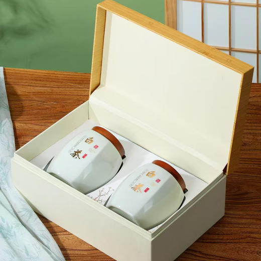 心语滴塑面【白茶 双瓷罐】55元一套/一件10套 商品图1