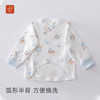 [5A抗菌全棉半背衣]卓儿新生儿纯棉半背衣婴幼儿男女宝宝柔软舒适防湿衫 商品缩略图2