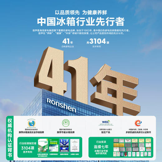 容声（Ronshen）200升 减霜80%小冰柜 一级能效 冷藏冷冻转换 顶开门冷柜BD/BC-200ZMSMB 商品图7