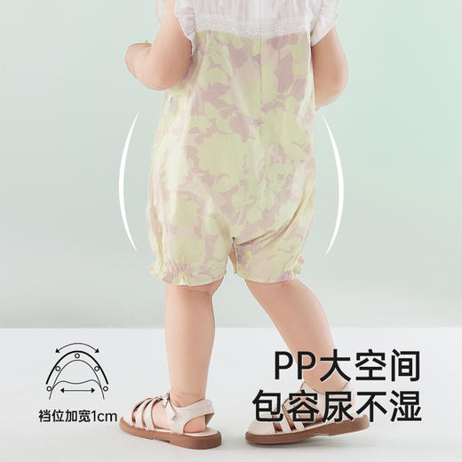 【商场同款】英氏童装女童夏季连体衣可爱透气包屁衣纯棉婴儿衣服 商品图3