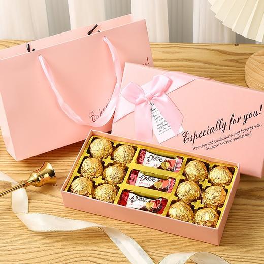 520情人节巧克力礼盒装零食礼包送老师女生男生闺蜜中秋七夕情人节生日礼物母亲节38妇女节 商品图3