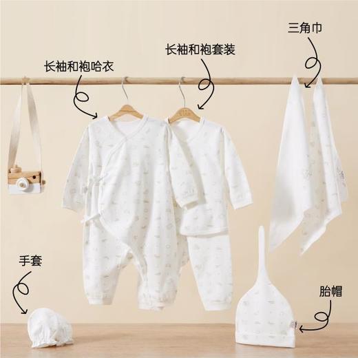 [待产包]卓儿新生儿待产包满月百天礼宝宝衣服纯棉浴巾方巾包单 商品图4