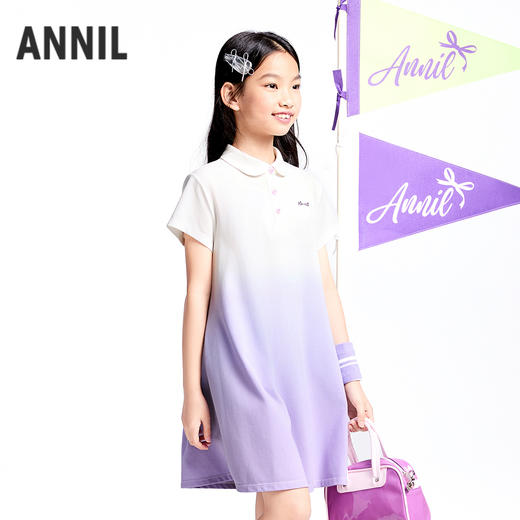 女童短袖连衣裙夏季新款安奈儿童装实体店同款AG523637 商品图2