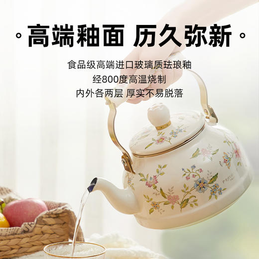 【FUJIHORO 富士珐琅】普罗旺斯系珐琅水壶 商品图1