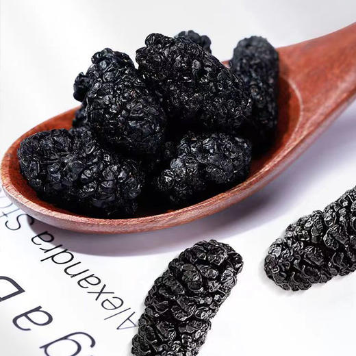 【新疆原产地】桑葚干新疆桑甚桑椹茶黑桑葚新鲜泡茶 免洗即食 香甜可口150g/罐 商品图2