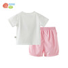 ZB2ET005贝贝怡2025夏季新款女童短袖套装中小童凉感T恤冰感短裤运动休闲两件套 商品缩略图1