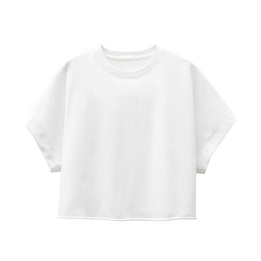 simplepieces夏季新品SPS上衣女宽肩短款短袖T 商品图1