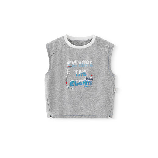 【商场同款】英氏儿童背心透气夏季男童休闲百搭时尚背心打底防闷 商品图4