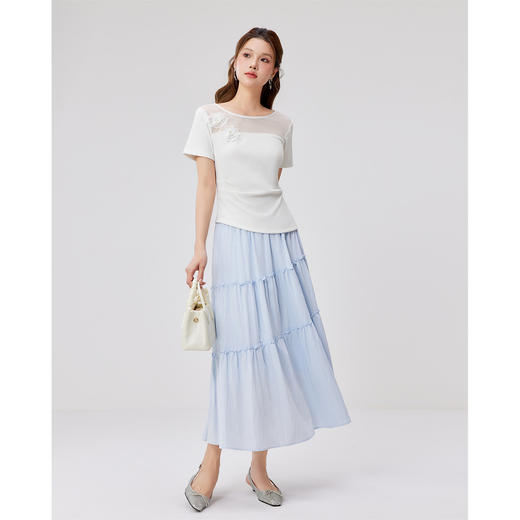 IEF/爱依服2025夏季 法式成熟女人气质通勤百搭设计感上衣D0318 商品图2