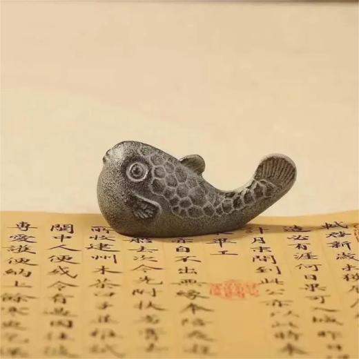 铸铁河豚镇纸 商品图0
