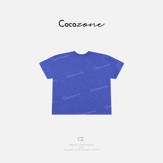 COCO ZONE 2025美式简约圆领休闲短袖T恤ACD2A0432 商品图1