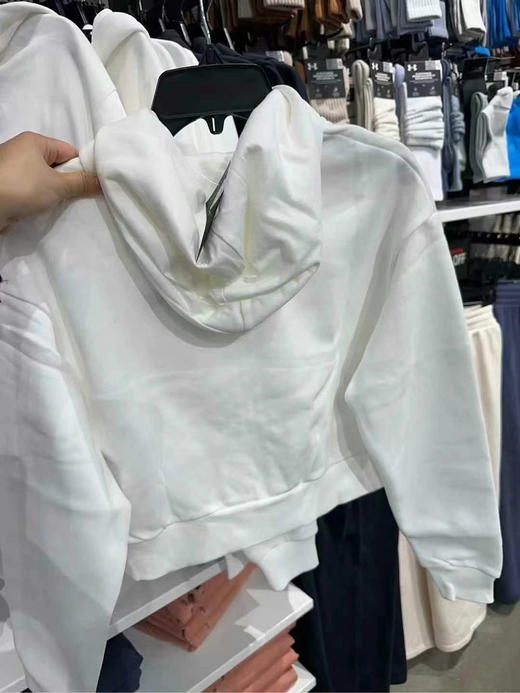 安德玛女士连帽卫衣拉链外套‼️💰458✈️三个颜色可选✔️白色试穿M～香芋色/白色/藏蓝色 商品图1
