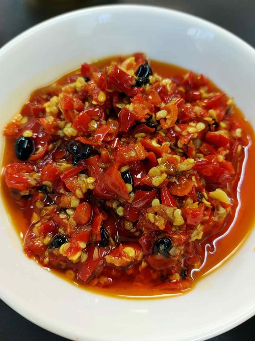 茶油豆豉剁辣椒 ，1瓶400克，龙哥做的味道特别好 商品图1