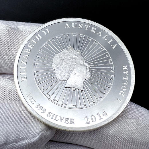 澳大利亚 珍珠贝母银币 1盎司纯银 镶嵌天然贝壳 带证书 商品图9